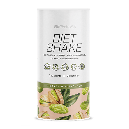 BioTechUSA Diet Shake is a palm oil free, rich in dietary fibre protein drink powder with low fat content, super foods.