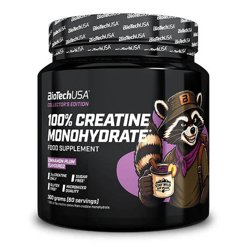 100% Creatine Monohydrate - 300 g Cinnamon plum