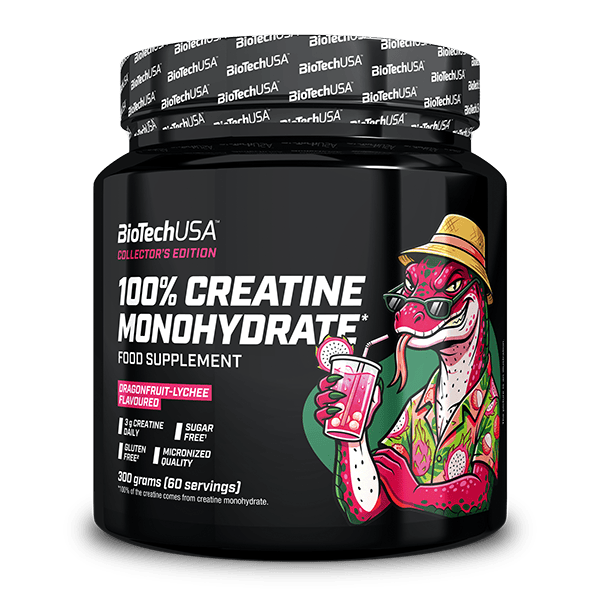100% Creatine Monohydrate - 300 g Dragonfruit-lychee