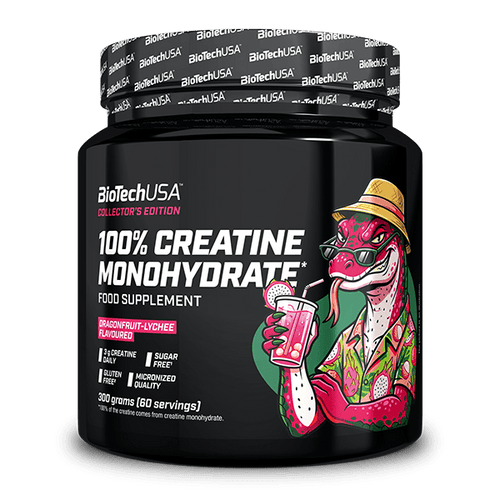 100% Creatine Monohydrate - 300 g Dragonfruit-lychee