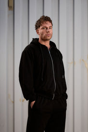 CORE oversized men's zippered hoodie