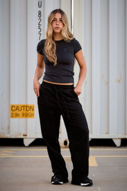 HARMONY wide leg womens jogger