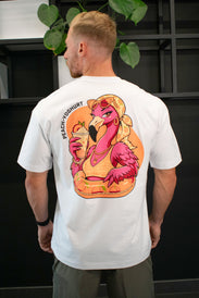 Limited edition unisex oversized t-shirt (Peach-yoghurt)