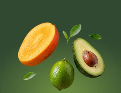 From 10 selected fruits