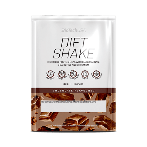 BioTechUSA Diet Shake is a palm oil free, rich in dietary fibre protein drink powder with low fat content, super foods.