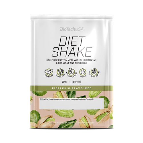 BioTechUSA Diet Shake is a palm oil free, rich in dietary fibre protein drink powder with low fat content, super foods.