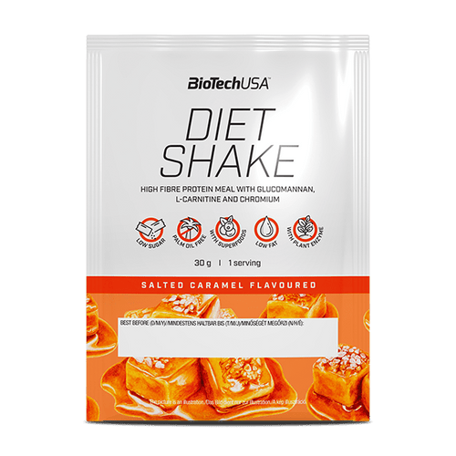 BioTechUSA Diet Shake is a palm oil free, rich in dietary fibre protein drink powder with low fat content, super foods.