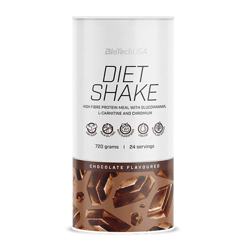 BioTechUSA Diet Shake is a palm oil free, rich in dietary fibre protein drink powder with low fat content, super foods.