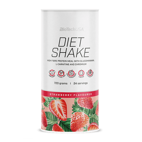 BioTechUSA Diet Shake is a palm oil free, rich in dietary fibre protein drink powder with low fat content, super foods.