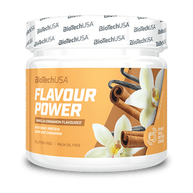 BioTechUSA Flavour Power is a flavour powder available in 5 flavours, that is palm oil free, gluten-free.