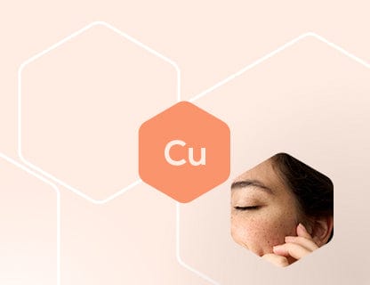 Copper, responsible for natural pigmentation