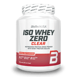BioTechUSA Iso Whey Zero Clear is a flavored, refreshing whey protein isolate based beverage powder, sugar, fat, lactose and gluten free.