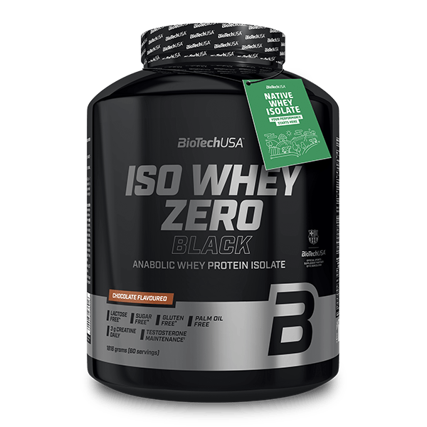 Iso Whey Zero Black Chocolate - Chocolate flavor protein powder by BioTechUSA