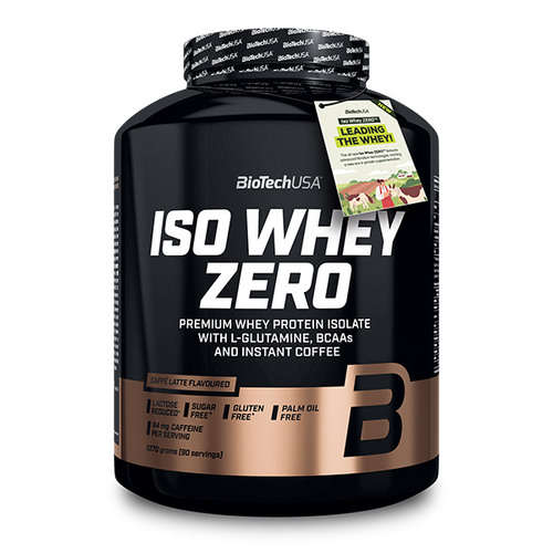 Iso Whey Zero Caffe Latte 2270g premium protein from BioTechUSA BioTechUSA Europe