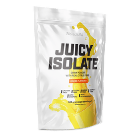 BioTechUSA Juicy Isolate is a flavoured, soft-drink-like protein drink powder with dietary fibre and vitamin C, containing no sugar, fat, lactose or gluten.