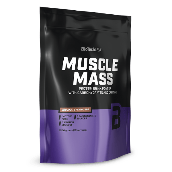 Muscle Musk Powder Muscle Mass Carbohydrate and Protein Drink Powder - BioTechUSA