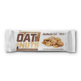 OAT BAR WITH A HIGH DIETARY FIBRE CONTENT AND CRUNCHY OILY SEEDS