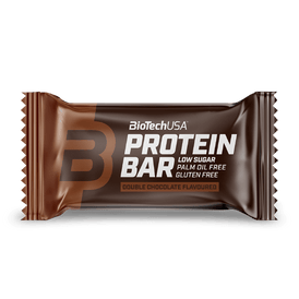 BioTechUSA Protein Bar protein slice with high protein content, whey protein, collagen.