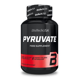 Food supplement capsule with calcium pyruvate and organic calcium