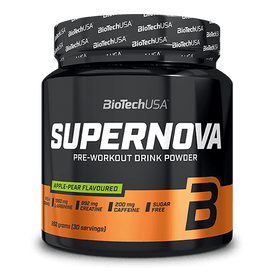 BioTechUSA SuperNova is a concentrated, powder-free pre-workout formula containing 12 active ingredients. Tighten your limits even more during your workout!