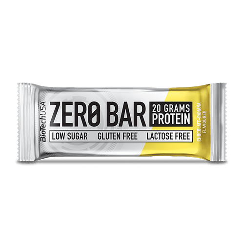 Available in delicious flavors, 40% protein content*, protein bar without coating, without aspartame, lactose- and gluten-free, ideal during a diet because of its low-calorie content!