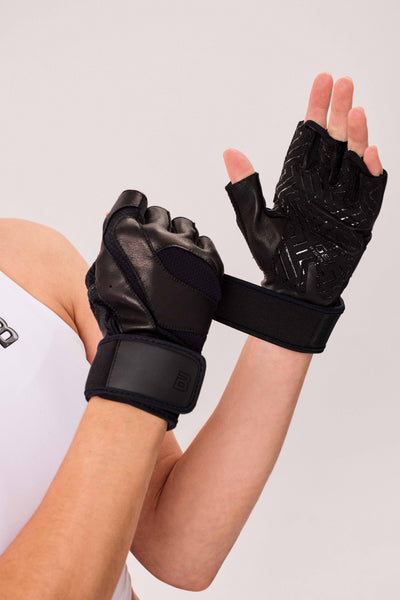 MARY wrist support leather gloves - BioTechUSA