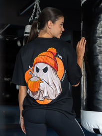 Limited edition unisex oversized t-shirt (Pumpkin spice latte)