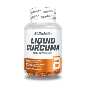 Liquid Curcuma food supplement capsules - BioTechUSA